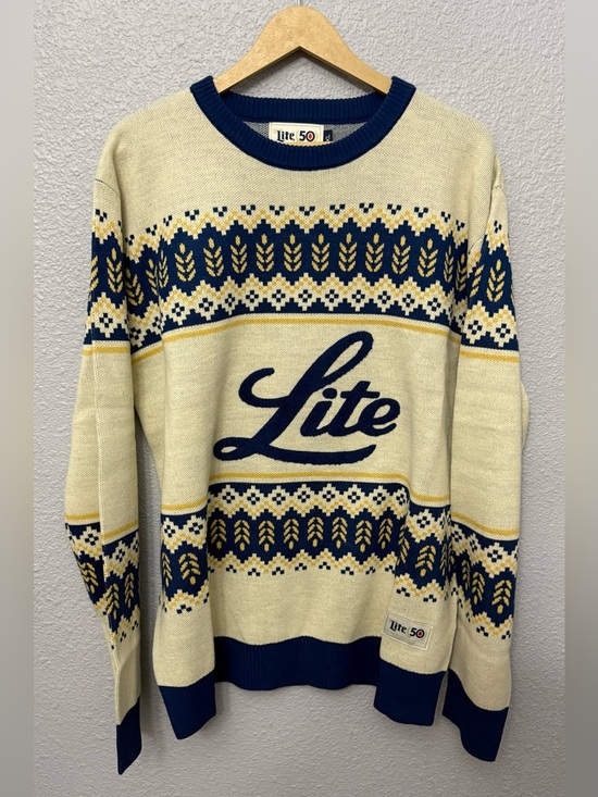 Miller Lite Other - Miller Lite | 50th Anniversary Knit Christmas Sweater | Size XL
